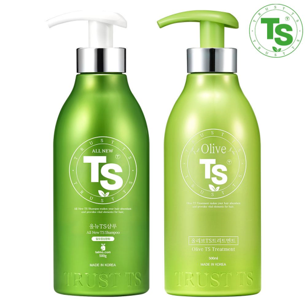 [패션플러스][TS]올뉴 TS 샴푸 500g + 올리브 TS 트리트먼트 500ml