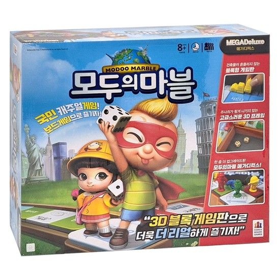 코리아보드게임 모두의 마블 메가 디럭스 주사위 땅따먹기 전략 두뇌 보드게임