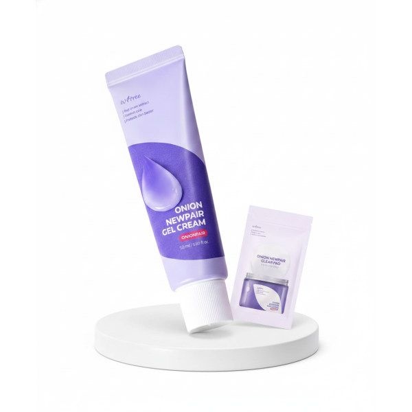 ISNTREE [2PACK] 어니언 뉴페어 겔크림 플러스 50ml+50ml (증정: 어니언 뉴페어 패드 20매)