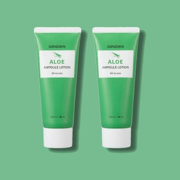 공스킨 알로에 앰플 올인원 로션 100ml 2개