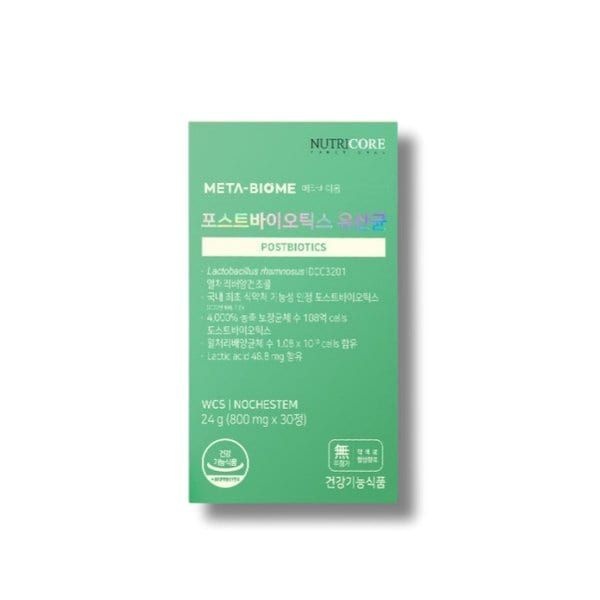 뉴트리코어 포스트바이오틱스 유산균 WCS 800mgX30정 1박스