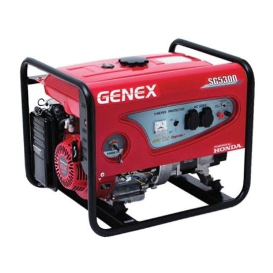 발전기(키시동) 4.4(5.3)KVA 270CC 25L/10.4H 72kg xGX270 SG5300EX 자재
