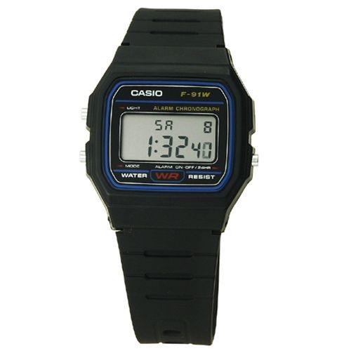 타임플래닛 CASIO F-91W-1D 카시오 시계 우레탄밴드