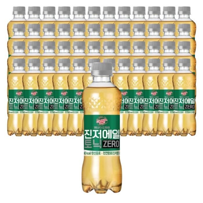 [콜라] 캐나다드라이 진저에일 토닉 제로 300ml 48개
