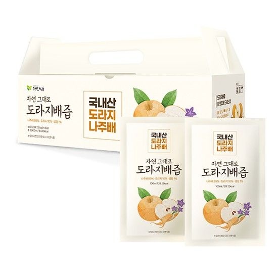 자연 그대로 도라지배즙 100ml 90팩