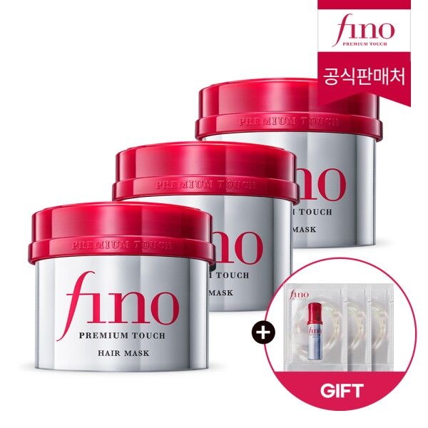 [피노] 프리미엄 터치 헤어 마스크 230g 3개 +  오일 체험분 3매