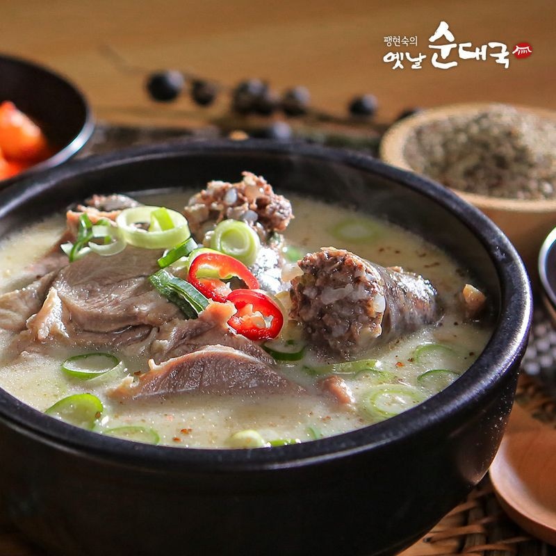 [팽현숙공식] 프리미엄즉석국 팽현숙 옛날순대국 700g 4팩