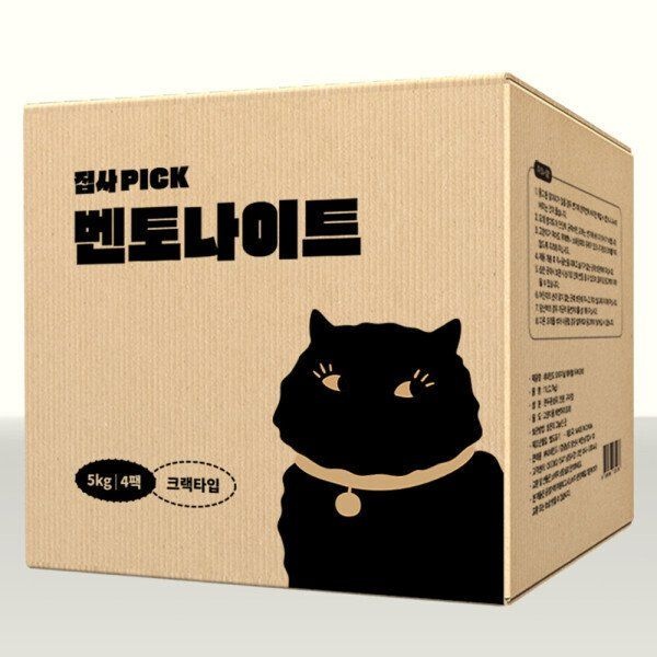 네네린도 집사픽 벤토나이트 고양이모래 크랙형 20kg 452529