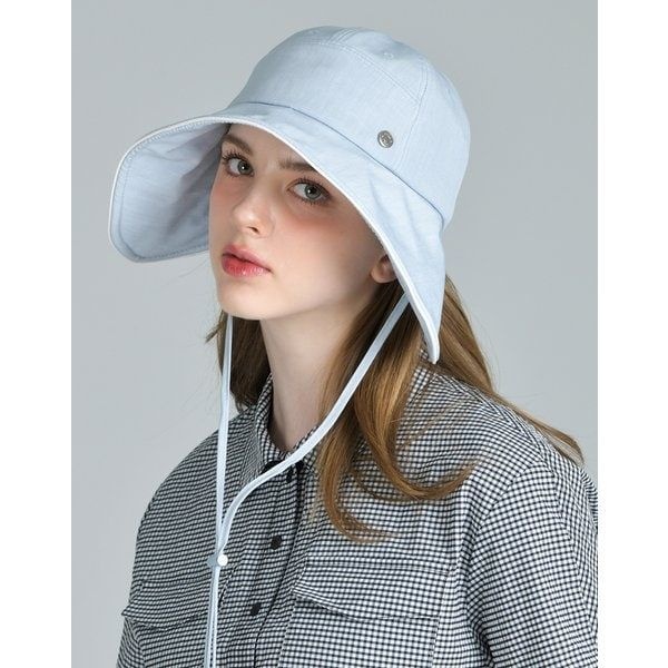 닥스골프 [25SS [PREMIUM 블루 린넨 보닛햇 DNHE5E302B2 517386