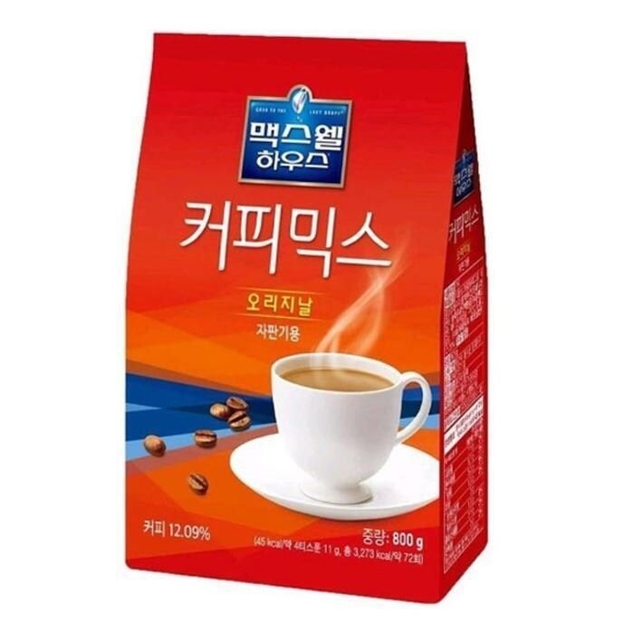 [동서식품] 동서식품 맥스웰하우스 오리지날 자판기 커피 800g 2봉 리필 미...