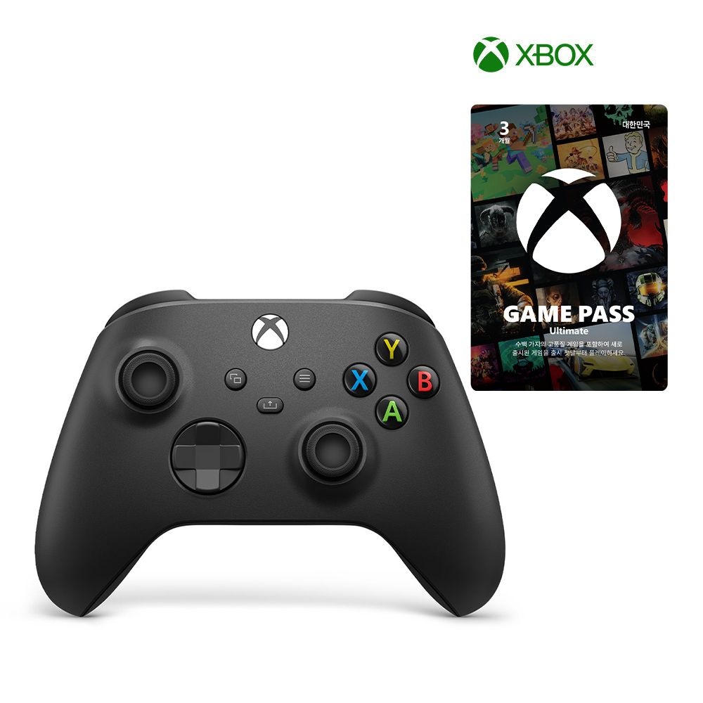 엑스박스 엑스박스 Xbox 스타터 번들 카본블랙 [컨트롤러 + 게임패스 얼티밋 3개월]