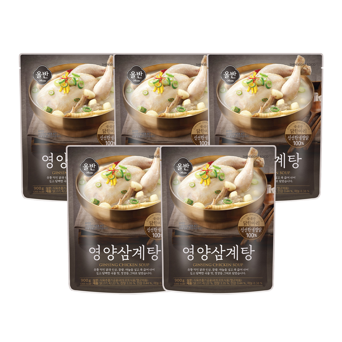 올반 영양 삼계탕 900g 5팩