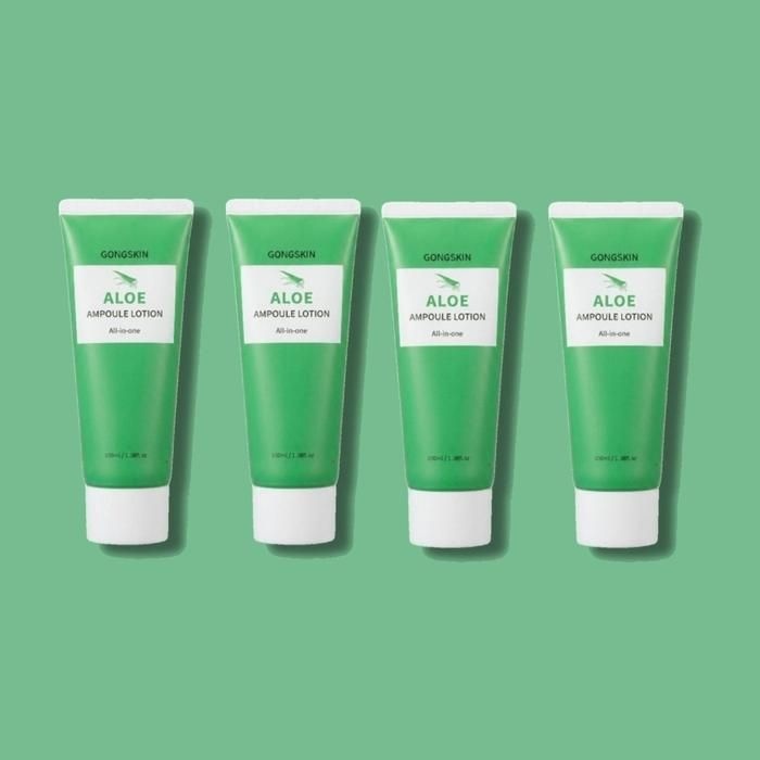 공스킨 알로에 앰플 올인원 로션 100ml 4개