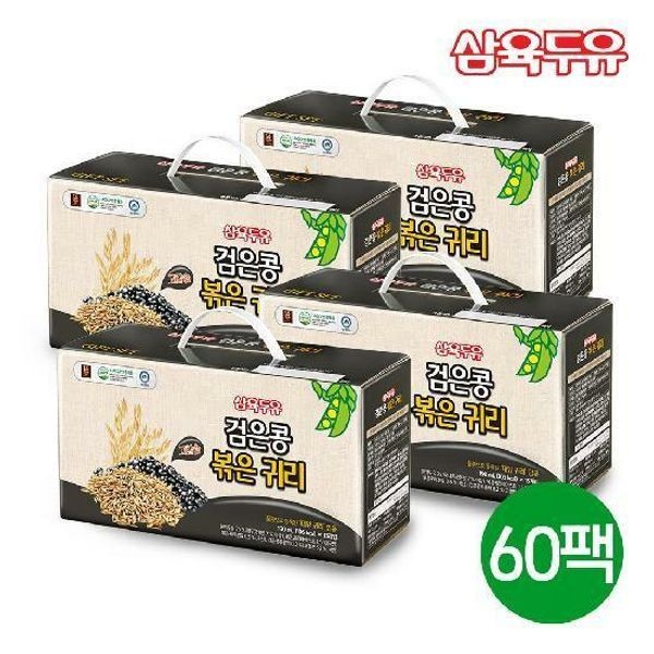 삼육두유 [하프클럽](m)삼육두유 검은콩볶은귀리두유 190ml x 60팩