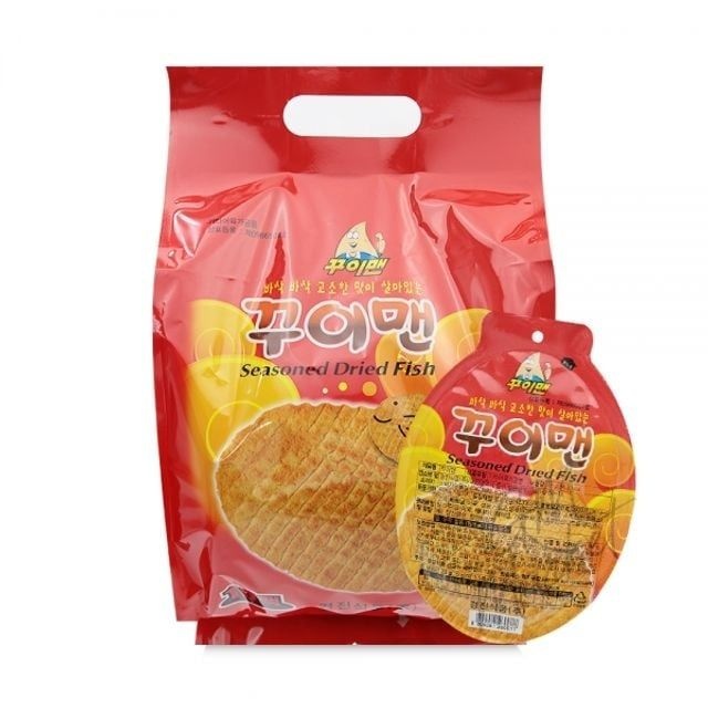 바삭한 어포 꾸이맨 23g 10개입 맥주 안주 아이들 간식 주전부리 생선스낵 튀김어포