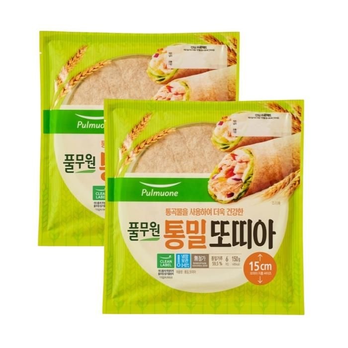 [(주) 풀무원] 풀무원 통밀또띠아 150g 2개