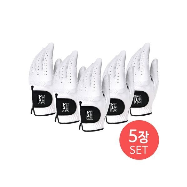 [하프클럽]PGATOUR 블랙 프로 양피 골프장갑 5장