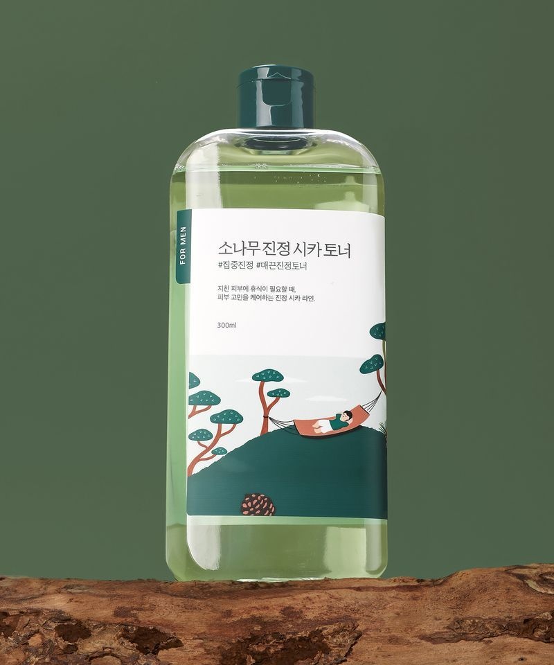 ROUNDLAB 포 맨 소나무 진정 시카 토너 대용량 300ml