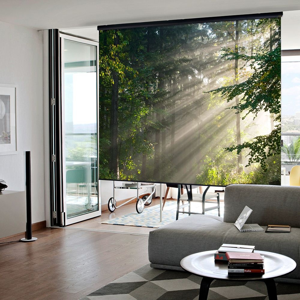 아라크네 빔스크린 롤타입 블랙프리미엄 가로200cm x 세로160cm (100인치)