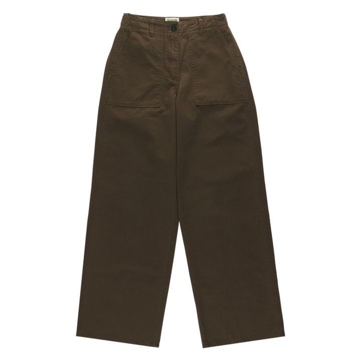 마리떼프랑소와저버 [마리떼]W COTTON WORK PANTS MFG46FPT101-BRW