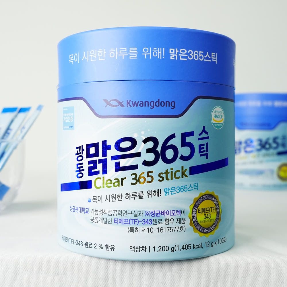 맑은 365 스틱 12g x 100포 1통