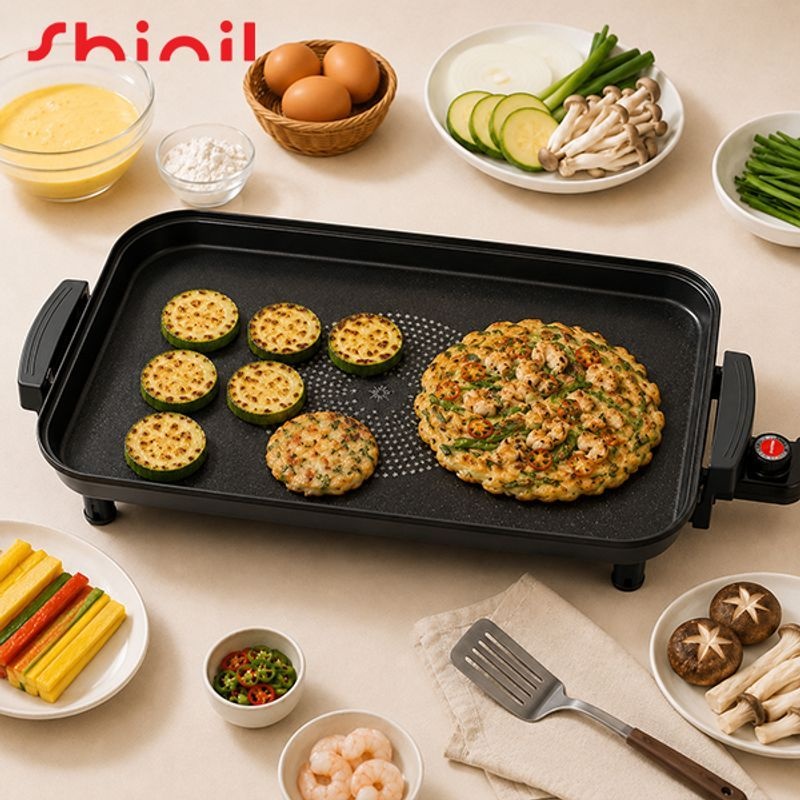 신일 국산 대형 잔치팬 SPP-H261WS 전골 부침 대형멀티팬 /NSM