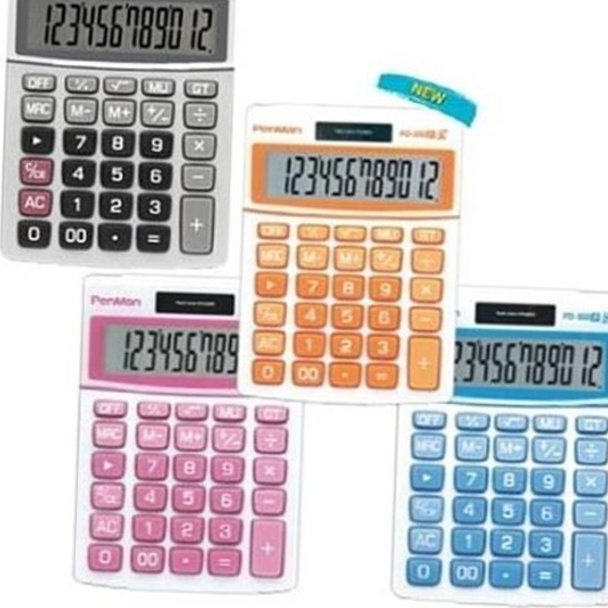 펜맨계산기 PD-350 일반.핑크.블루.오렌지 - 41041