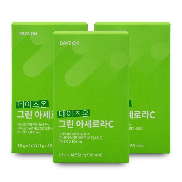 데이즈온 그린 아세로라C 1.5g x 14포 X 3박스 I