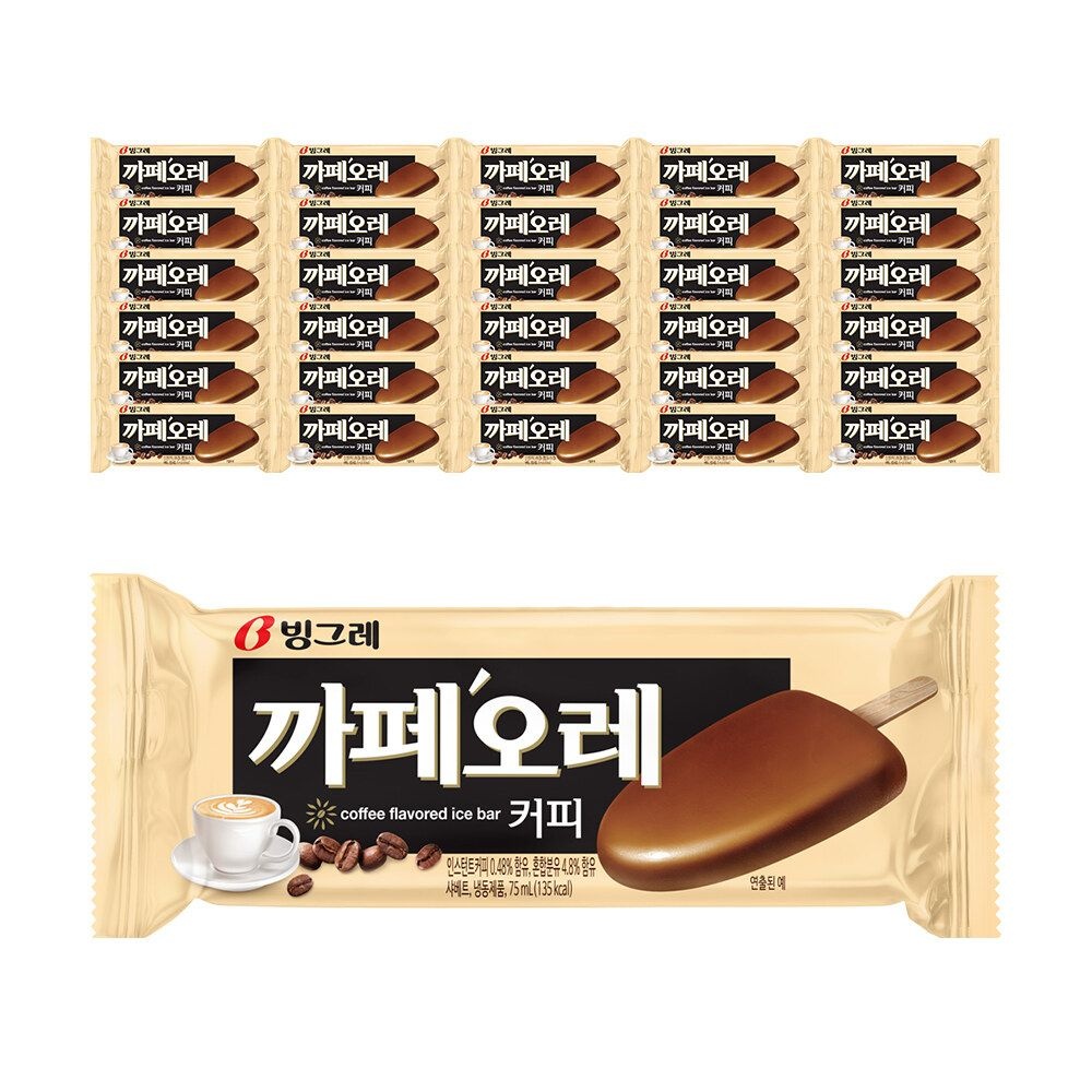 빙그레 까페오레 30개 바 아이스크림