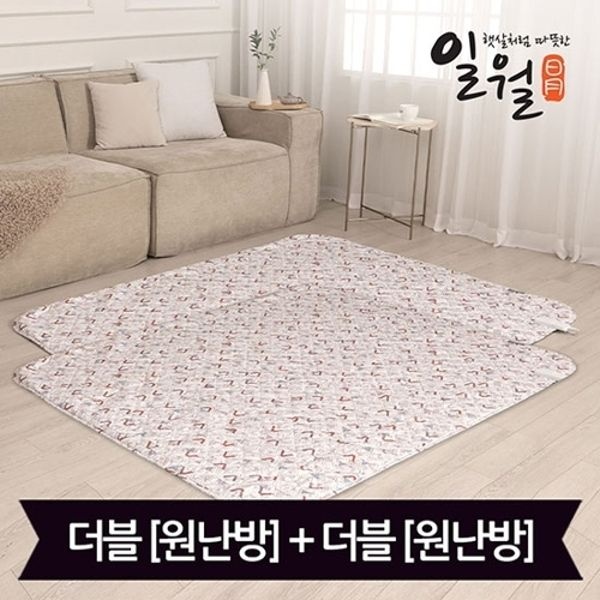 일월 에어로 알러지케어 카본 전기매트_더블+더블(140x180)_디지...