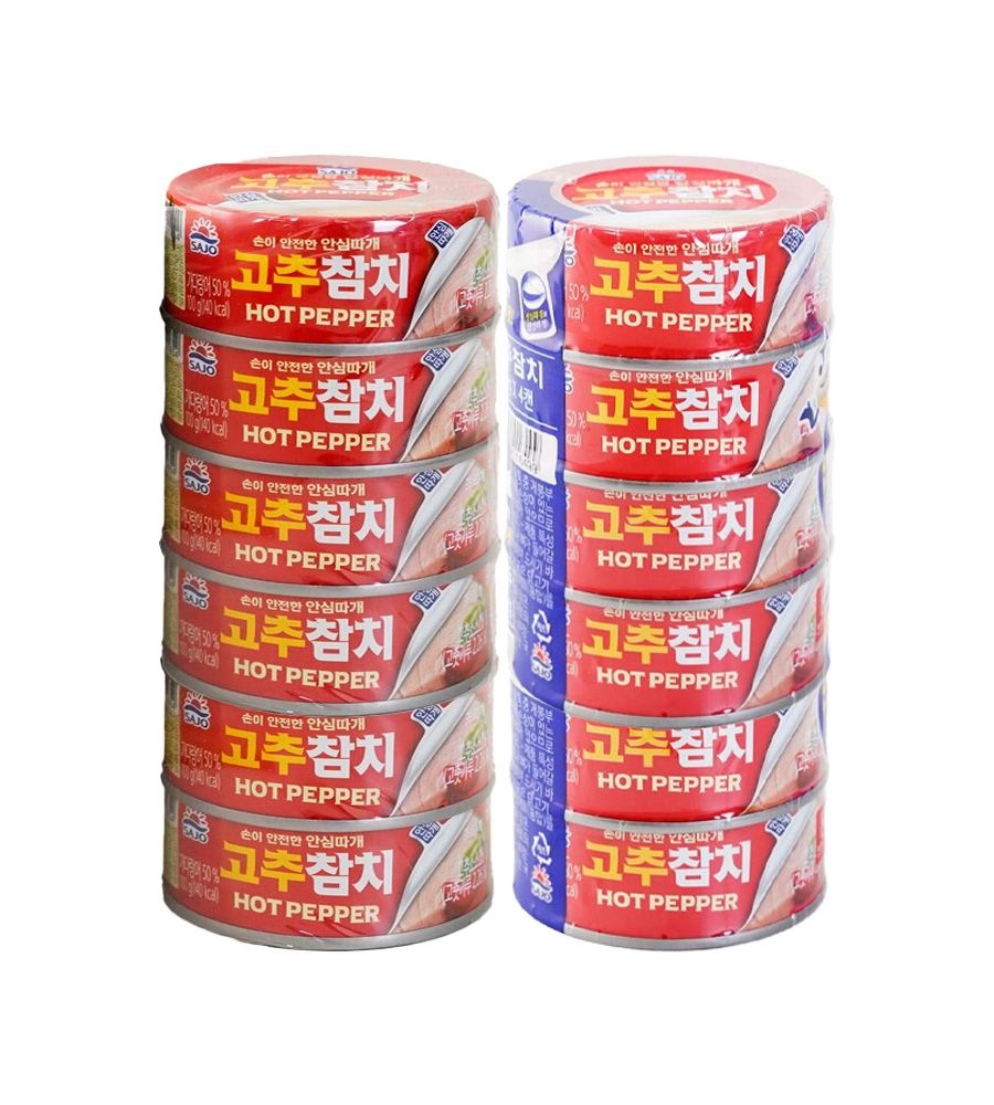 사조 고추참치 12입 (100g 6캔 + 85g 6캔)