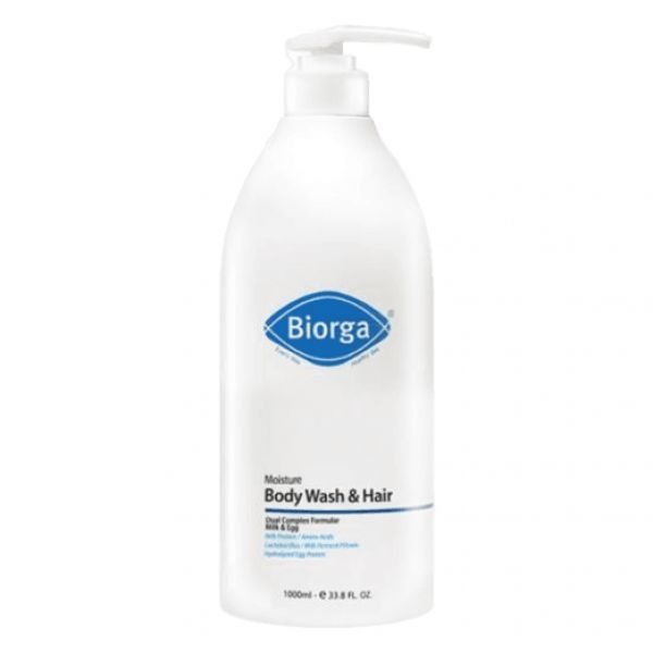 대용량 바이오가 모이스춰 바디워시 앤 헤어 스쿠알란 1000ml