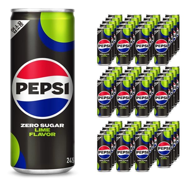 롯데 펩시콜라 제로슈거 라임 업소용 245ml x 60캔