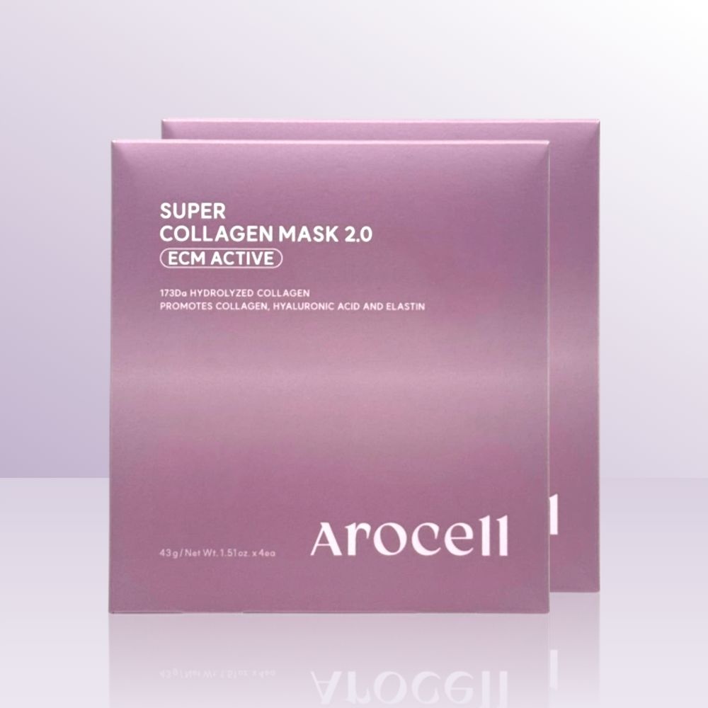 아로셀 슈퍼 콜라겐 마스크 2.0 ECM ACTIVE 4매 x 2박스