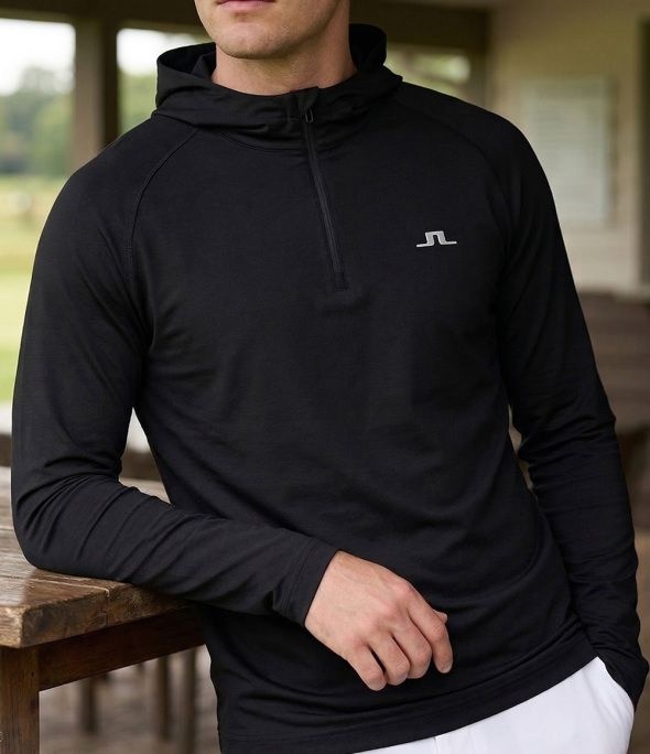 J.LINDEBERG Mario Quarter Zip Hood GMJS12681-9999 남성 마리오 쿼터 짚 후드 4137781