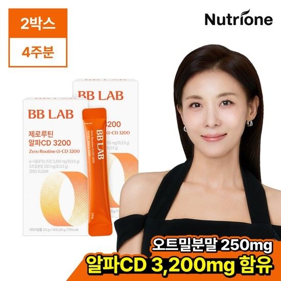 BBLAB 제로루틴 알파CD 3200 2박스 (4주분)