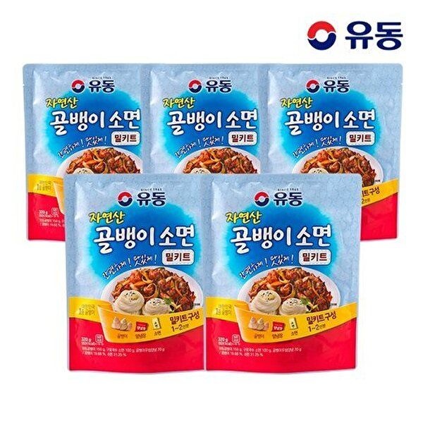 [유동][T] 유동 골뱅이 소면 밀키트 320g x5개