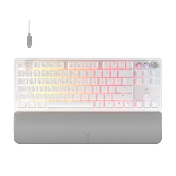 [오늘출발] 커세어 K70 PRO TKL MGX 래피드트리거 게이밍 기계식 키보드 화이트 마그네틱축