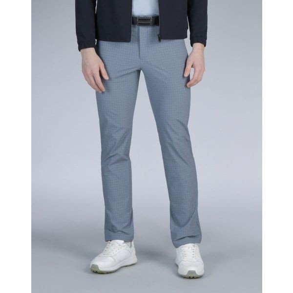 닥스골프 [25SS [PREMIUM 블루 냉감 체크 팬츠 DGPA5B313B1 512421