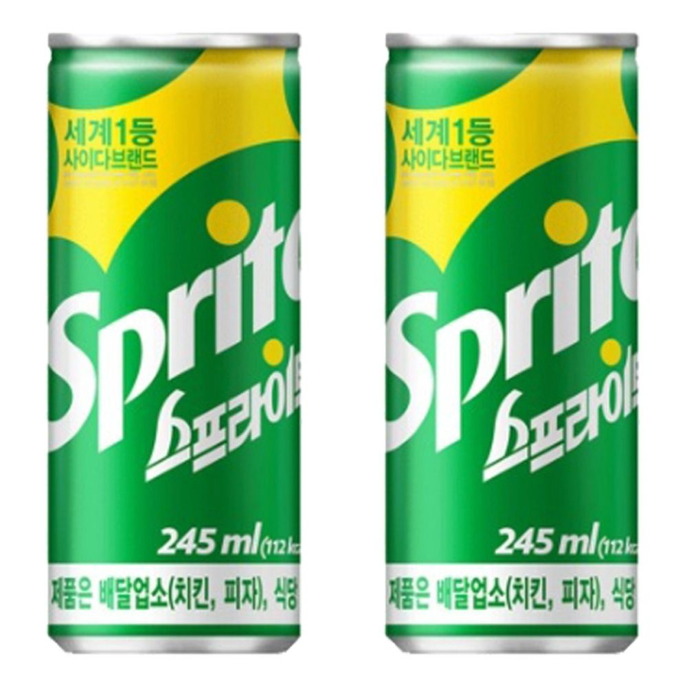 코카콜라 스프라이트 업소용 슬릭 245ml x 30캔
