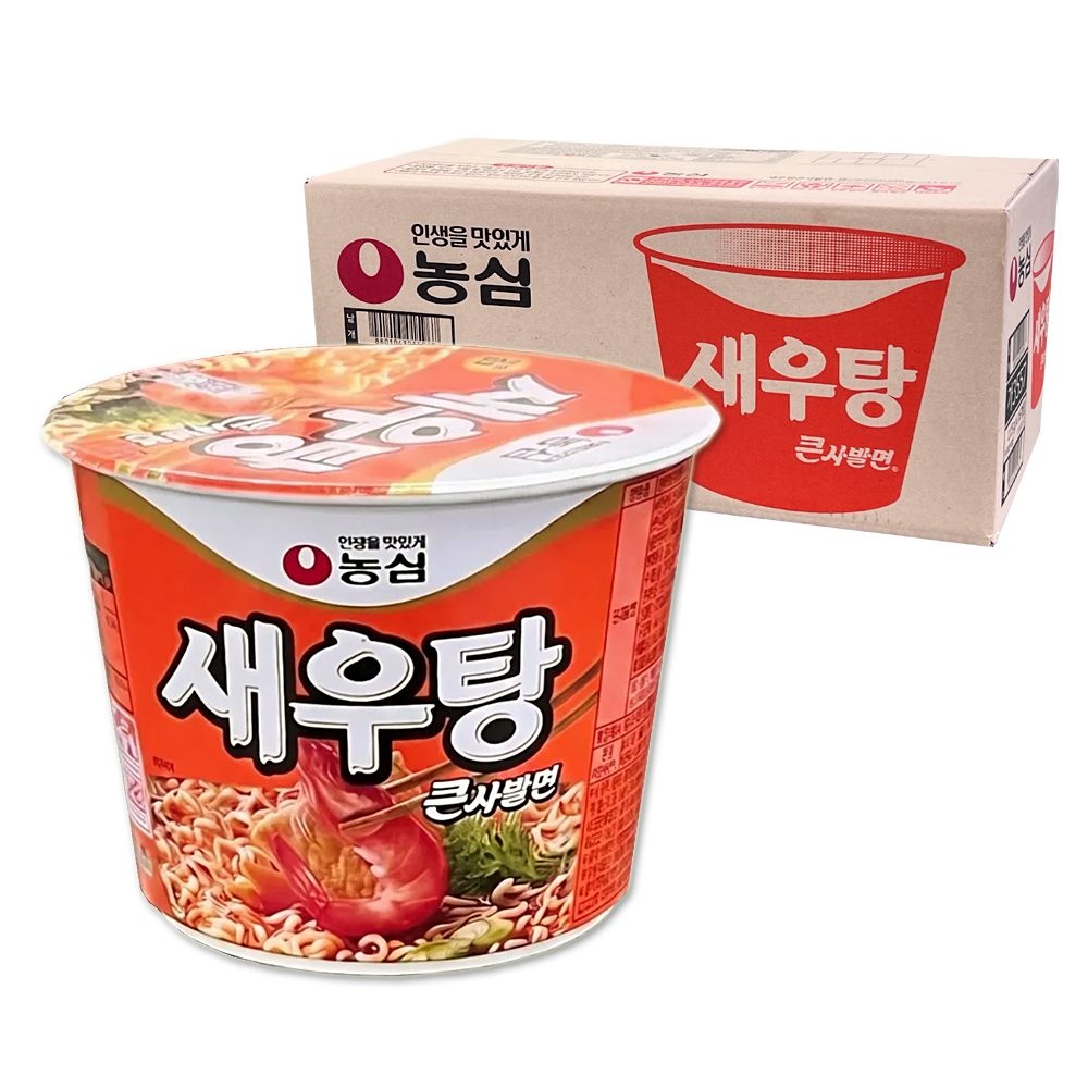 농심 새우탕 큰컵 115g 16입