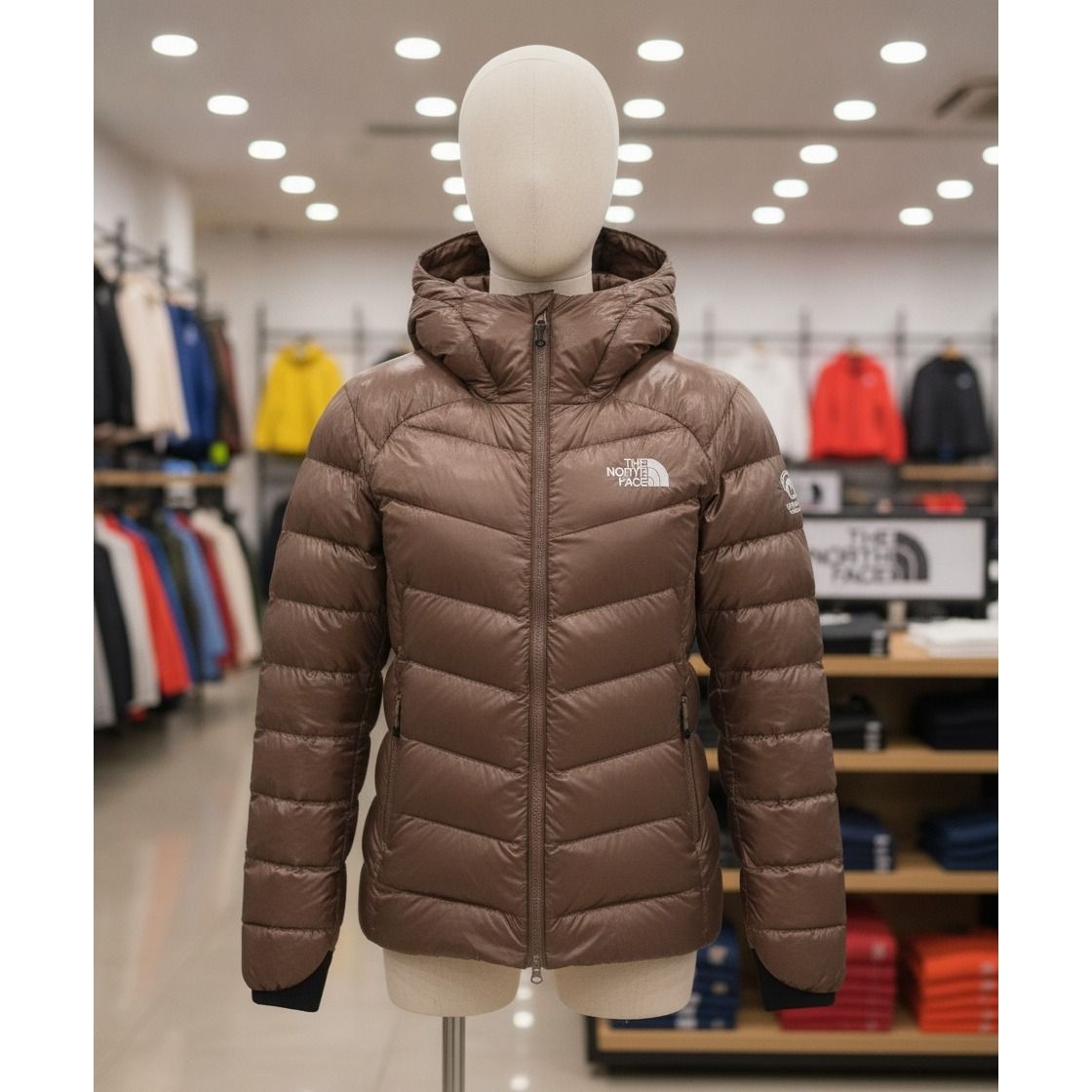 노스페이스 NJ1DS97C 여성 써밋 마테호른 다운 자켓 (RDS) LEATHER BROWN