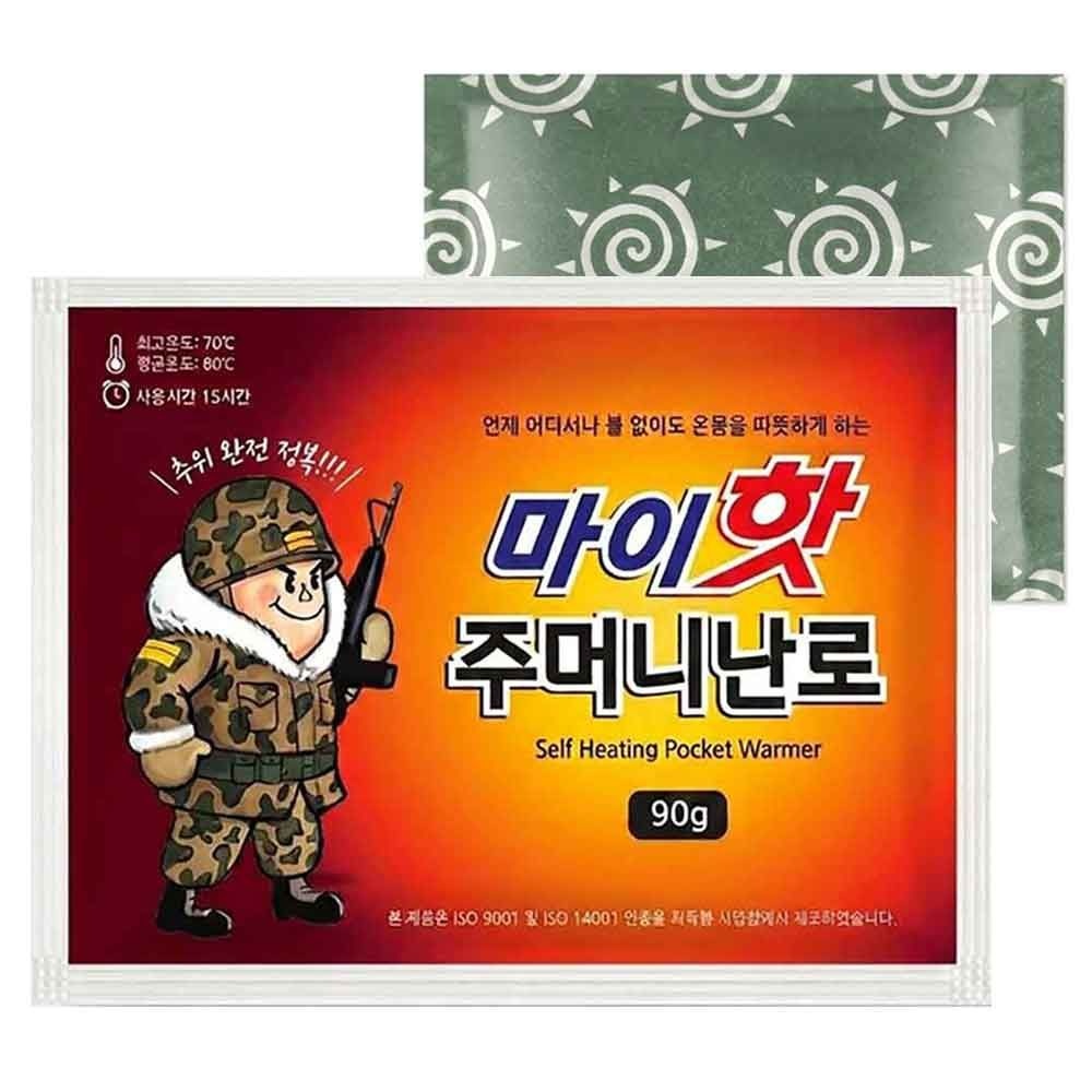 [오늘출발] 마이핫 다봉산업 마이핫 주머니난로 90g 60개