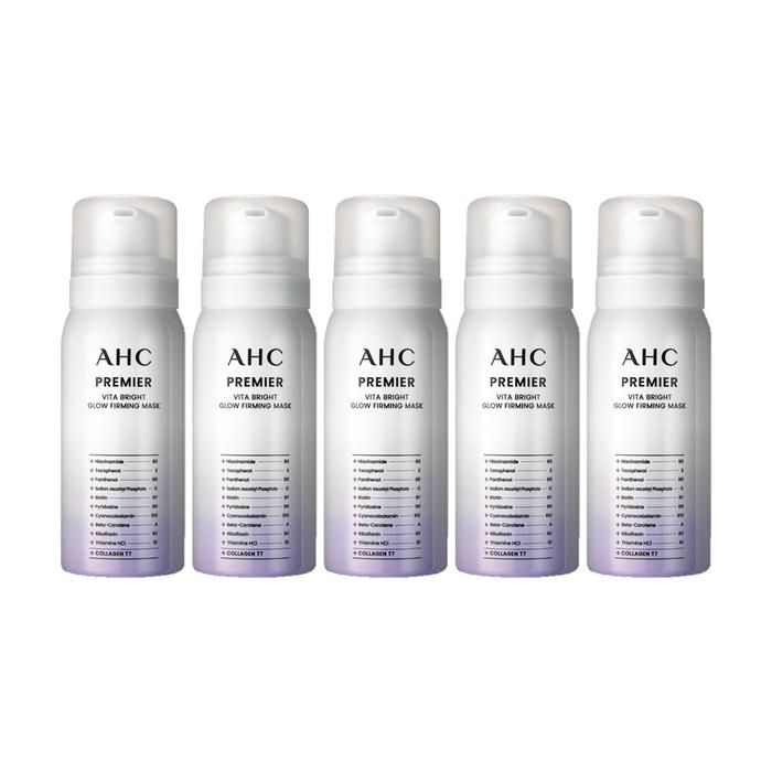 AHC 프리미어 비타 브라이트 글로우 퍼밍 마스크 60g 5개