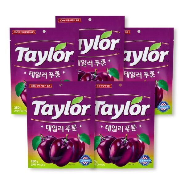 [테일러팜스] [ 공식] 푸룬 건자두 250g x 5봉[사은품증정]