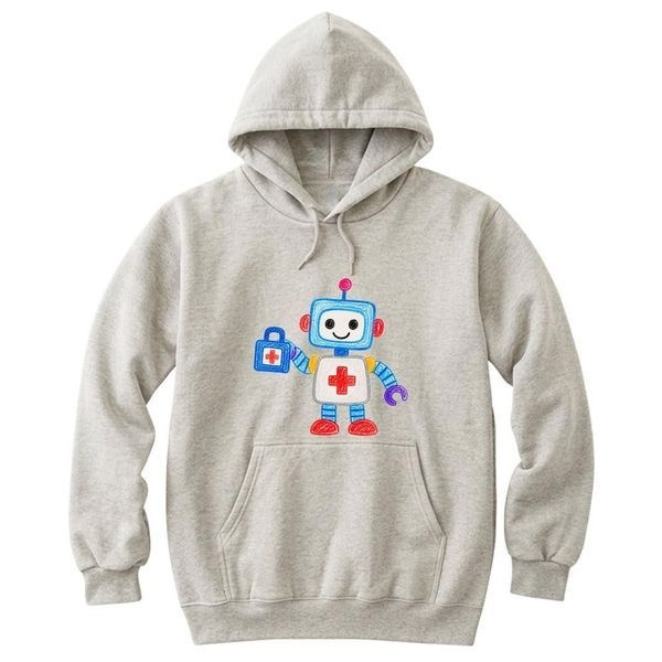 에이치플러스몰 [하프클럽]쮸리 후드티 생활로봇 의료 크레파스 AI 이미지 남녀공용 전사이즈