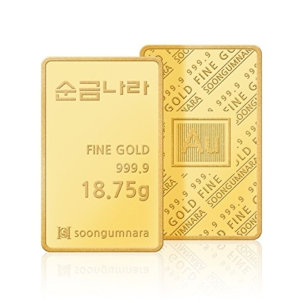 한국금거래소 [한국금거래소][순금나라] 24K 포나인 999.9 골드바 18.75g