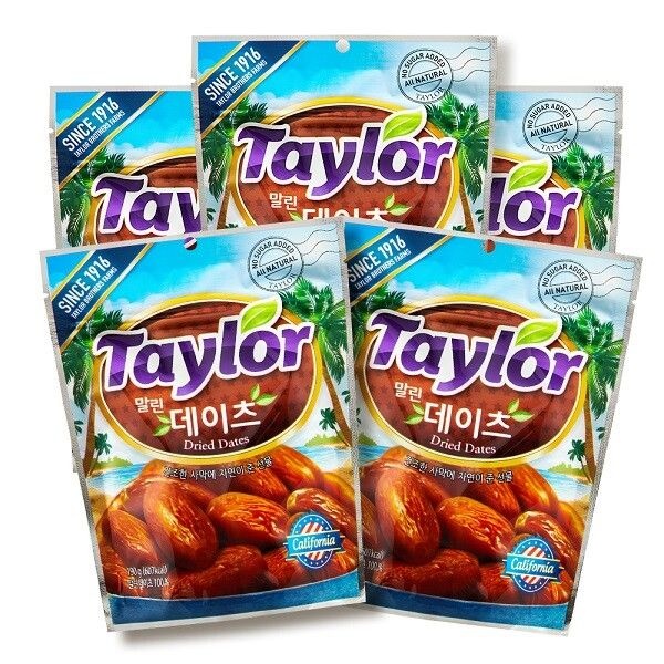 [테일러팜스] [ 공식] 말린 데이츠 190g x 5봉[사은품증정]