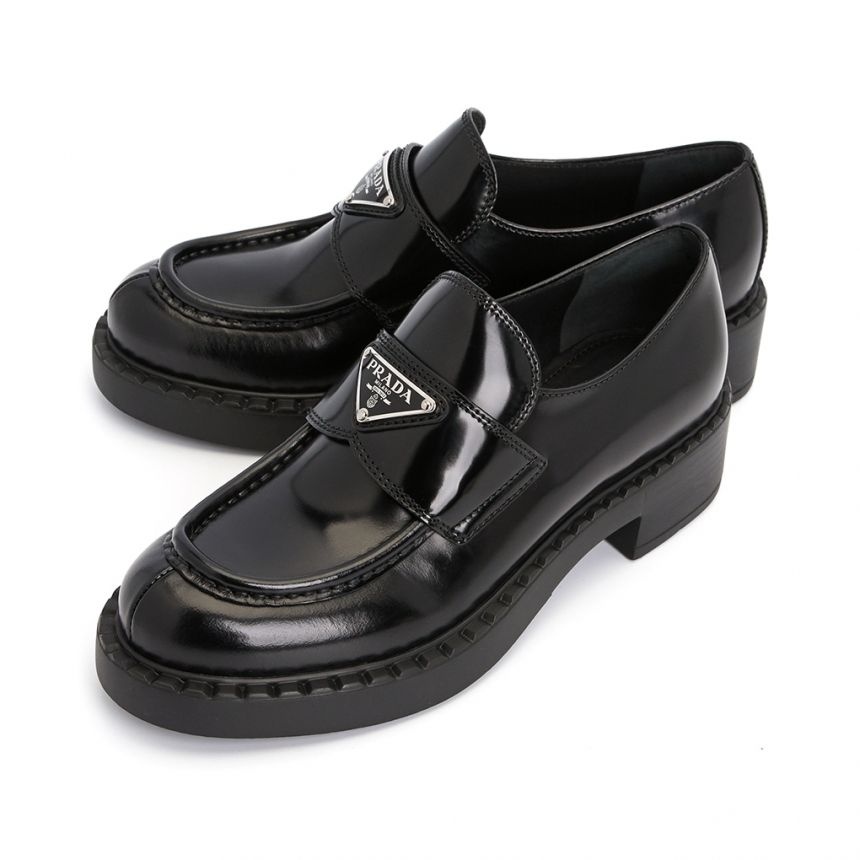 PRADA 브러시드 여성 로퍼 1D246M ULS F0002