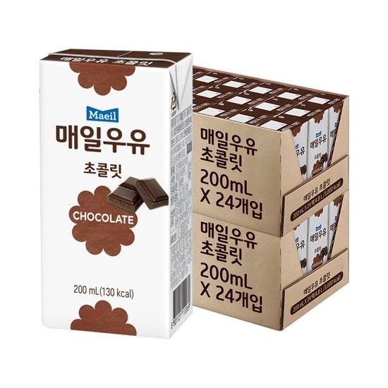 [매일] 멸균우유 초콜릿 200ml 48팩